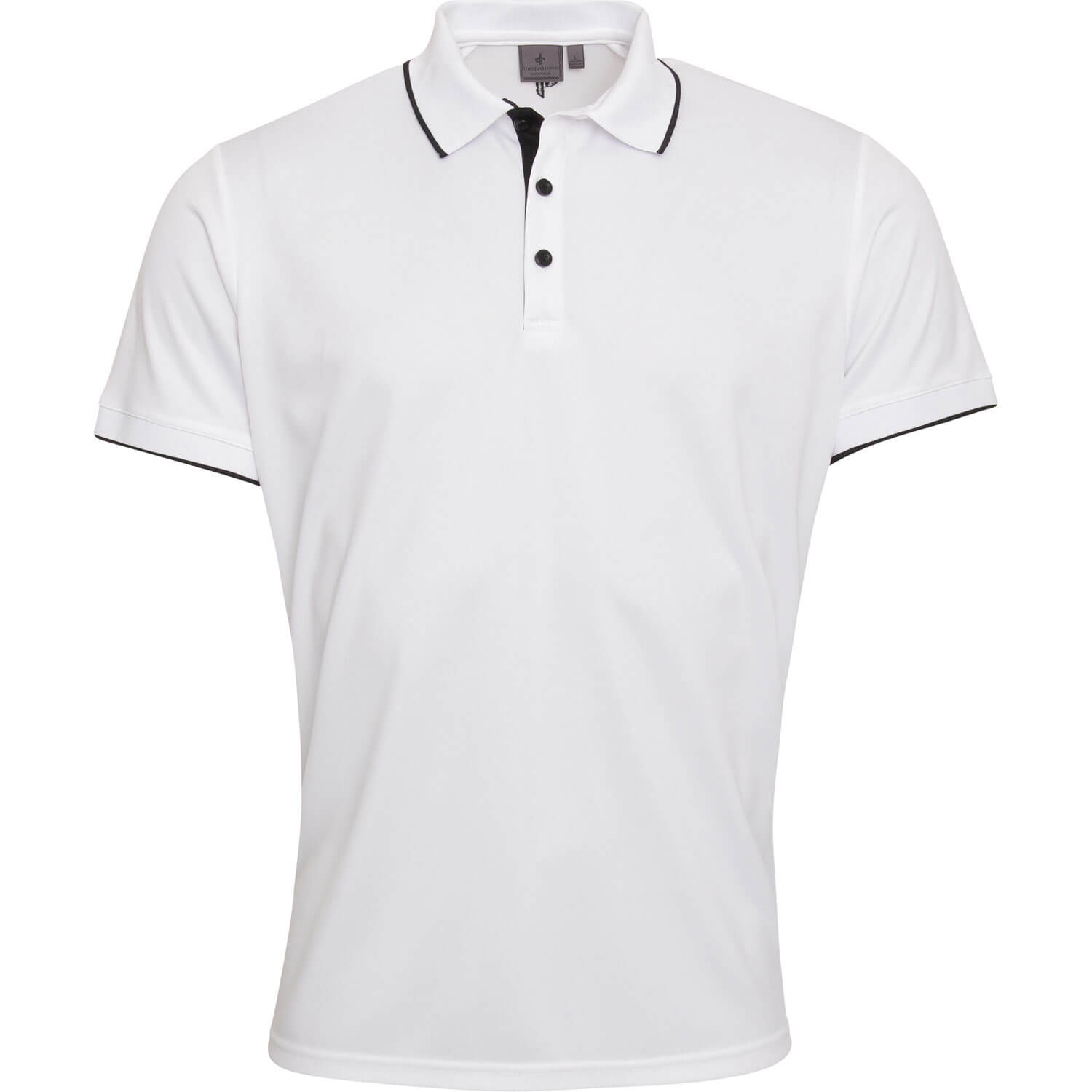 Cross Neo poloshirt, korte mouw, wit