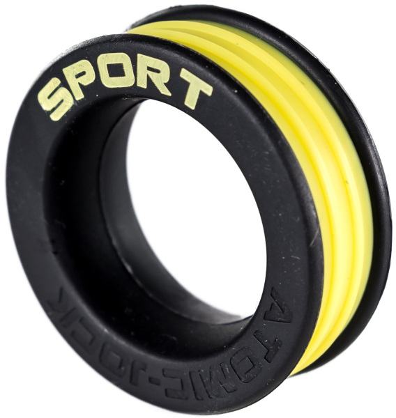 Cockring Silikon Sneaker Schwarz-Gelb