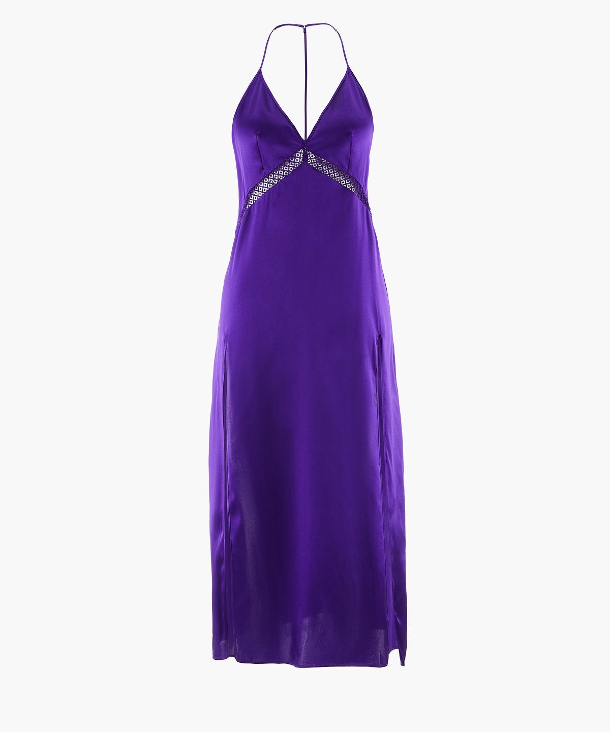 Silk Desire Langes Kleid Ultraviolet