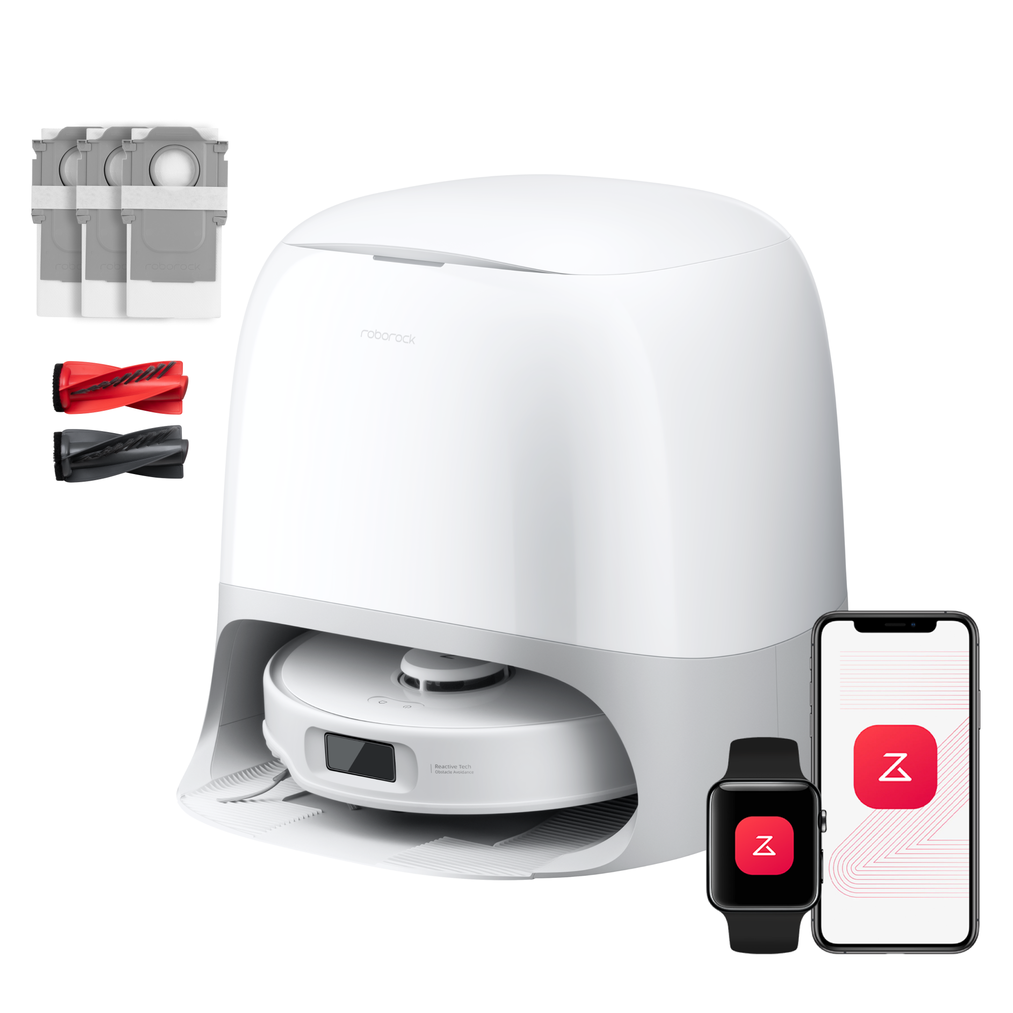 Roborock Qrevo Curv S5X Set Saugroboter mit Multifunktions-Dockingstat