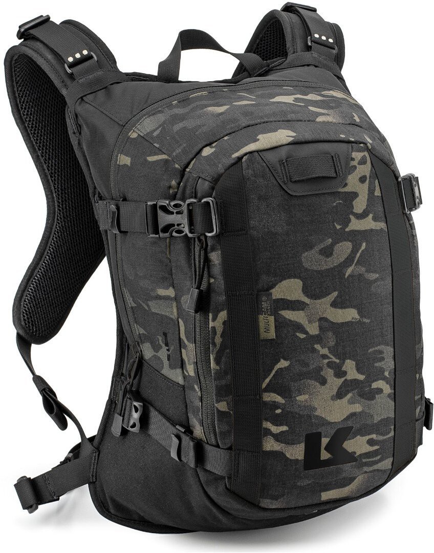 Kriega R15 Multicam Black Rucksack, schwarz-grau