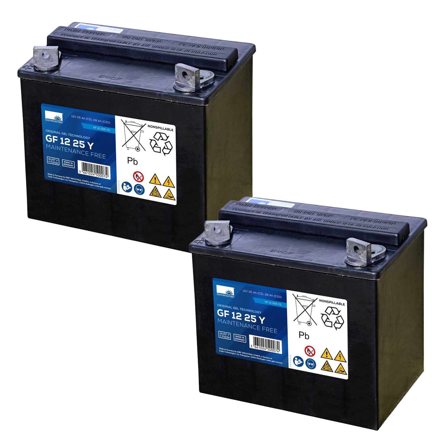 Ersatzakku für Access Point AXS33F, AXS5018 Rollstuhl 24V 2 x 12V 25Ah