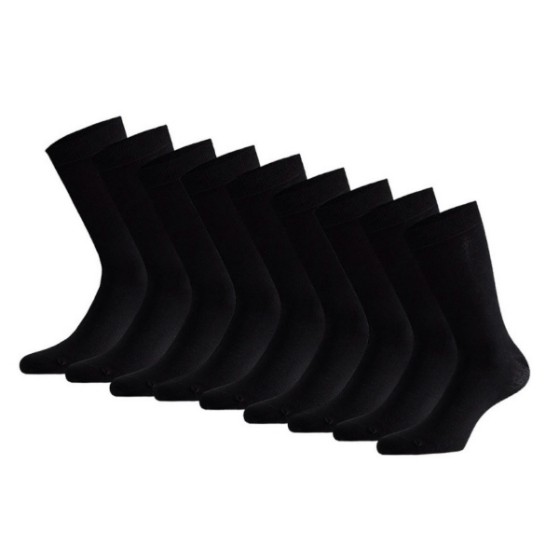 Attrezzo – Schwarze Socken – 10er-Pack – Sneaker-Socken – Unisex – Damen & Herren