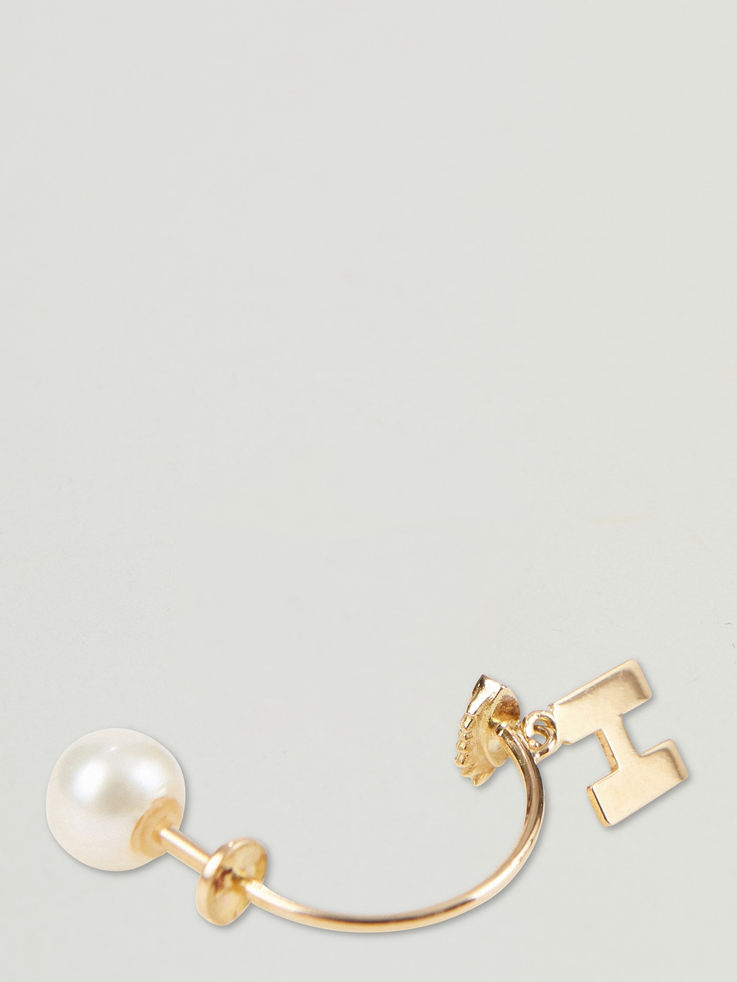 Ohrring 'Micro Eye H' Gelbgold