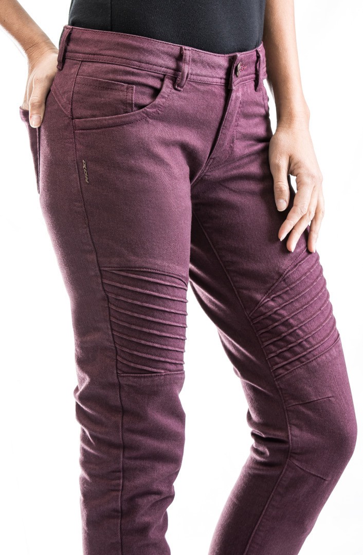 Ixon Vicky Panie Motocykl Jeans, czerwony, Rozmiar S dla kobiety
