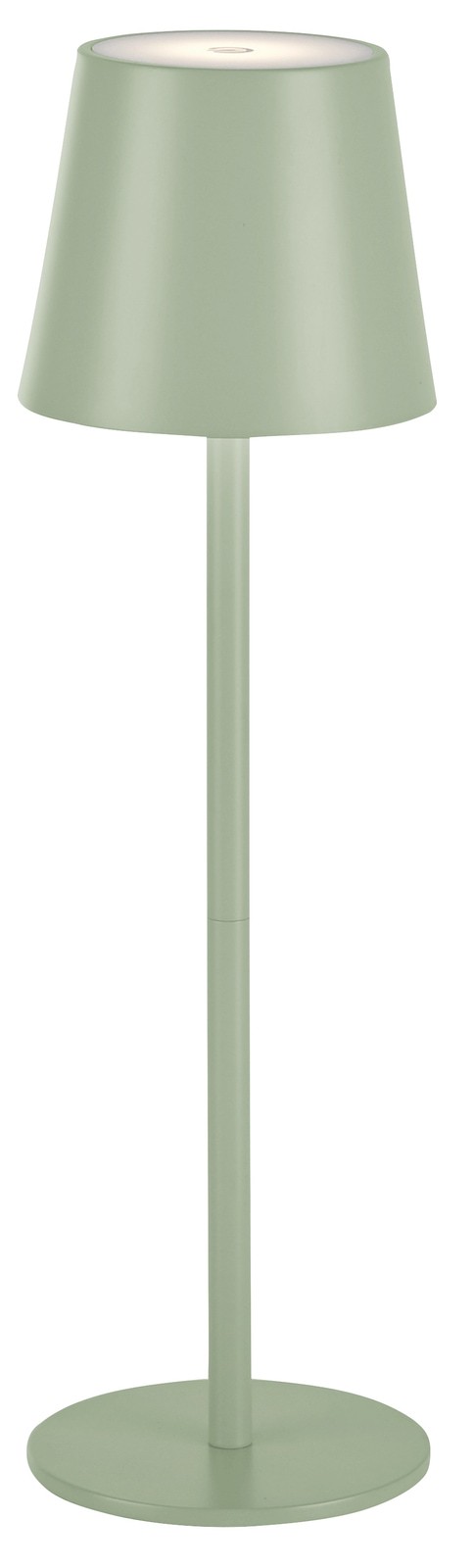 JUST LIGHT LED-Akku-Tischleuchte 19250-43 grün, 2,5 W, 320 lm, 3000 K, IP54