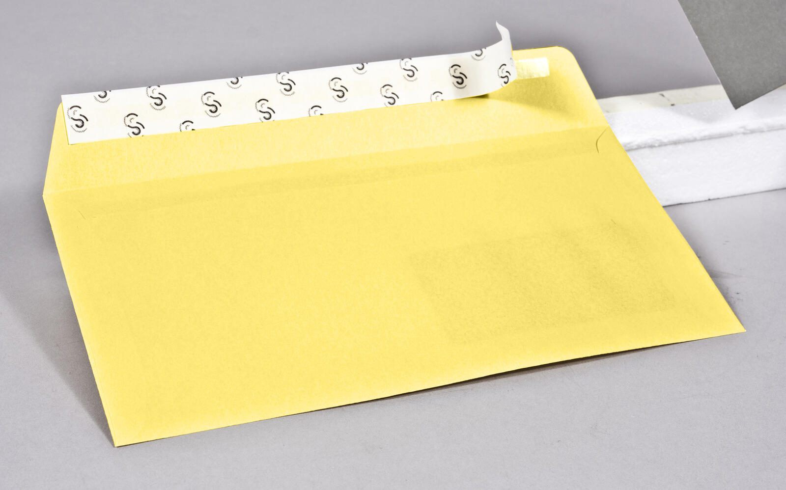 Tecno Briefumschläge DIN lang+ mit Fenster haftklebend