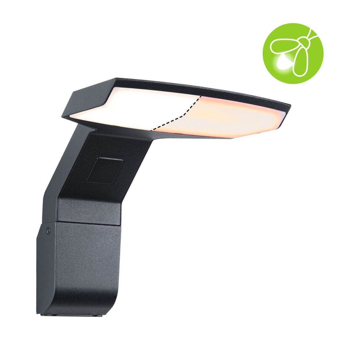Paulmann LED Außenwandleuchte Zenera, seewasserresistent, IP44, 2200 - 3000K, 10W, 700lm, 230V