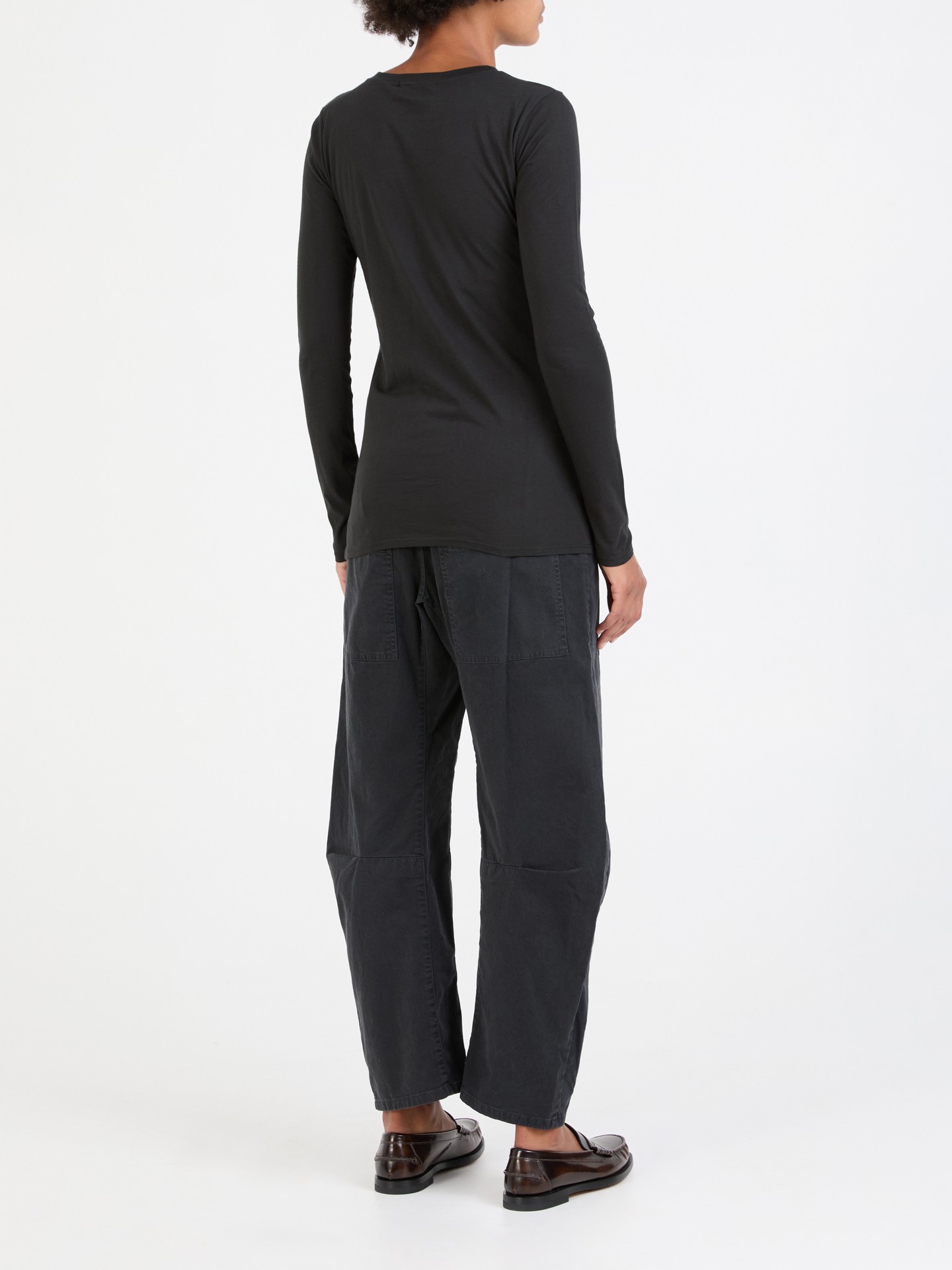 Langarmshirt Schwarz