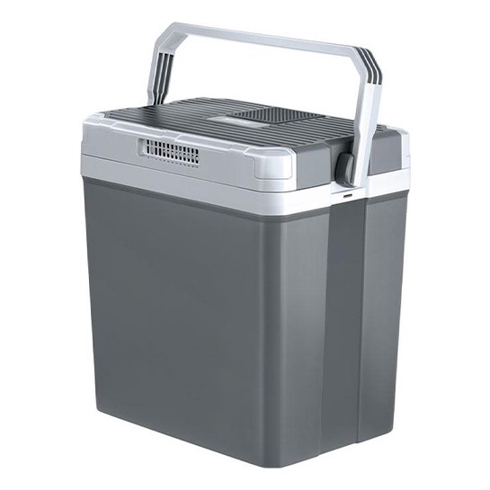 MPM - Elektrische Kühlbox Anthrazit - Kühlen und Heizen - 12 V und 230 V - Grau - 28/35 Liter