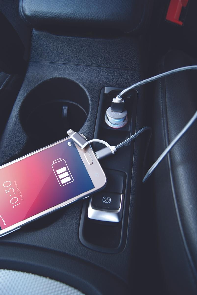 AUTO-T 540203 Kabel do ładowania USB srebrny, Blister