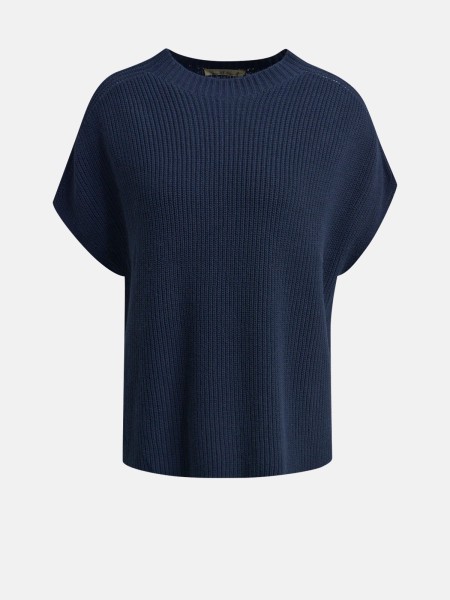 SMITH & SOUL Damen Kurzarmpullover, marine