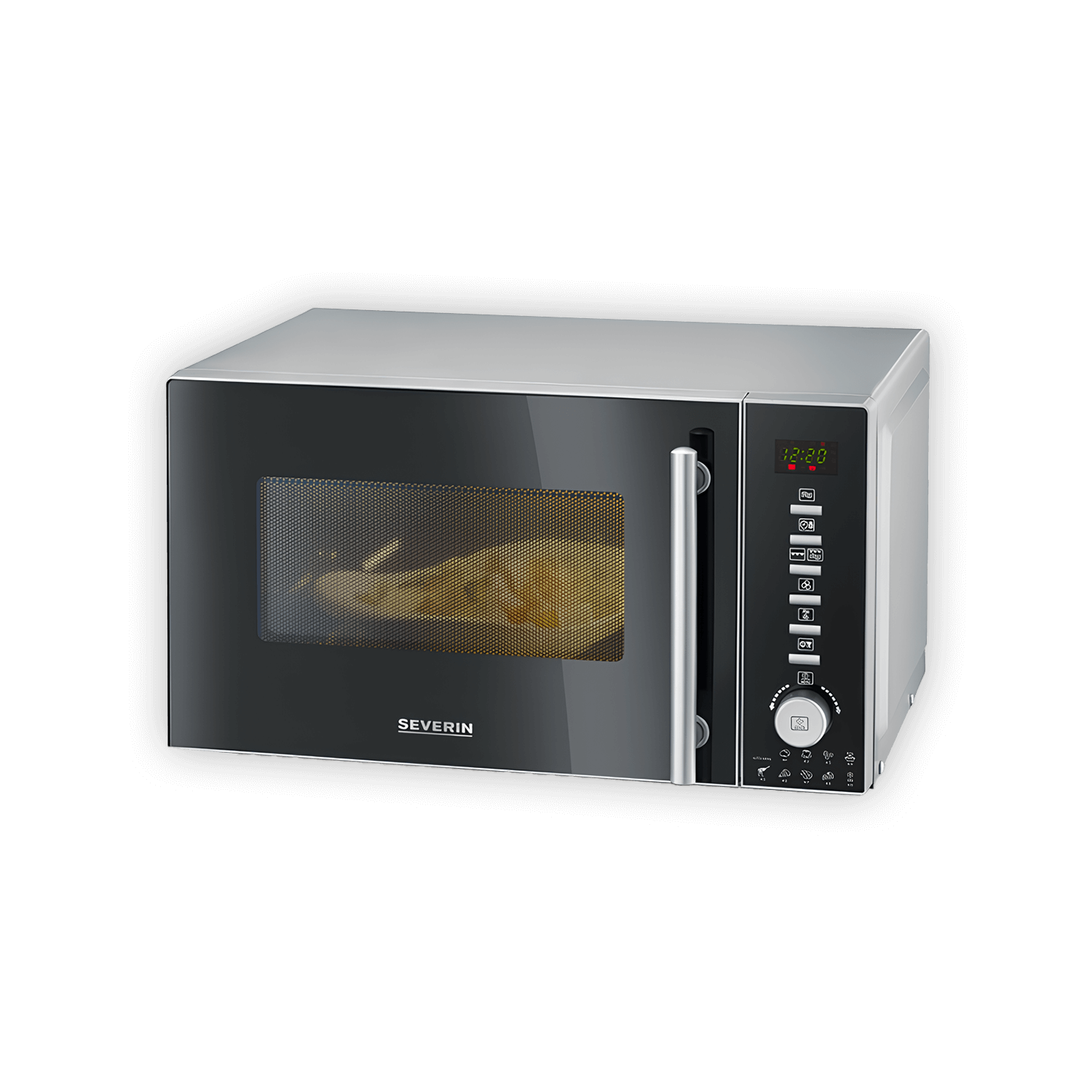 Mikrowelle mit Grill- und Heißluftfunktion 3-in-1