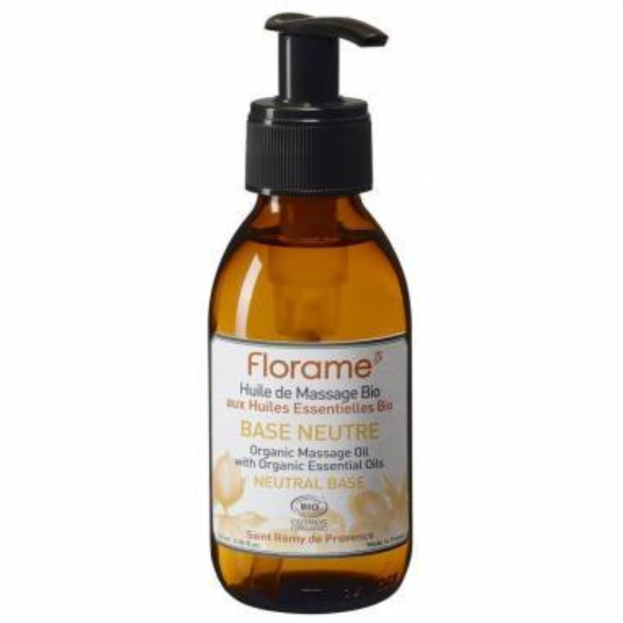 Florame Bio-Massageöl auf neutraler Basis, 120 ml