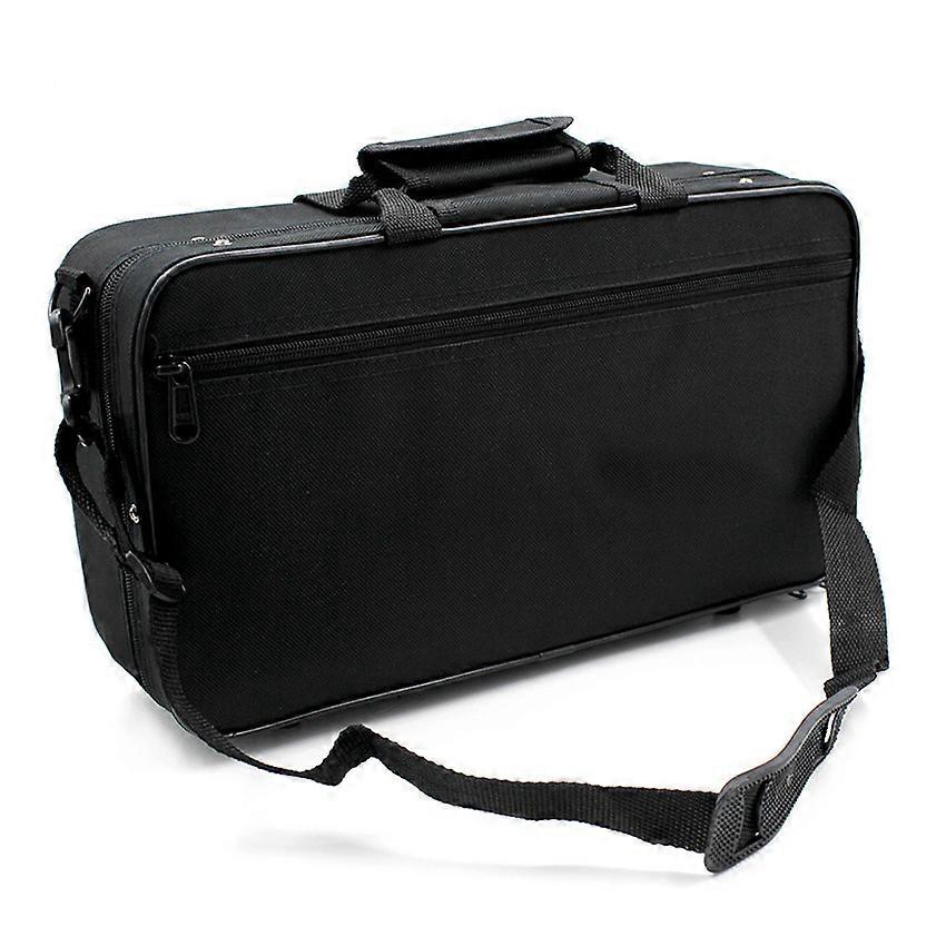 Lichifit Clarinet Case Bag Portable Cross-body Black Tube Cloth Box Square Box Oxford Cloth Case Drop-proof and Wear-resistant