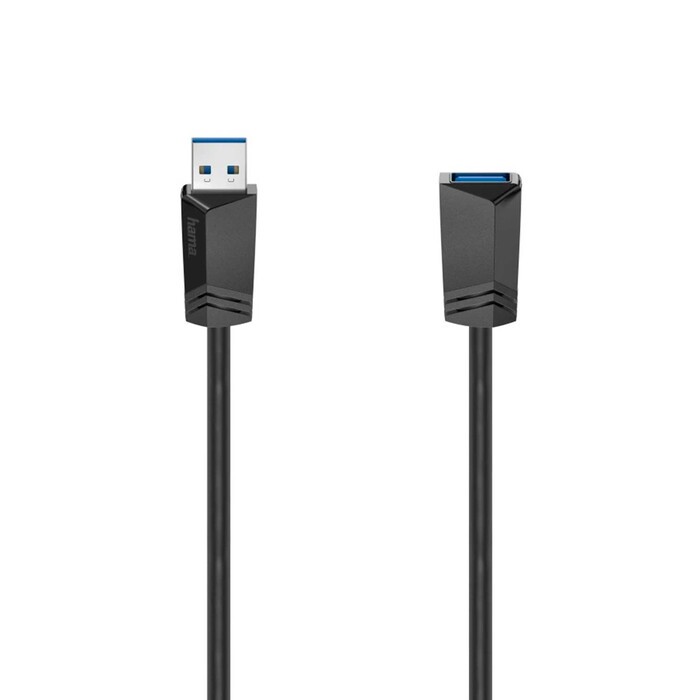 HAMA USB-Verlängerungskabel USB 3.0 1,5m 5 Gbit/s schwarz