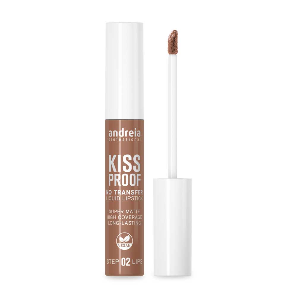 Andreia Professional Vloeibare Lippenstift-Kiss Proof 19 Haselnuss 8ml