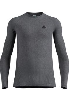 Performance Warm Base Layer Langarmshirt, 15701 grey melange - black, XXL, Odlo