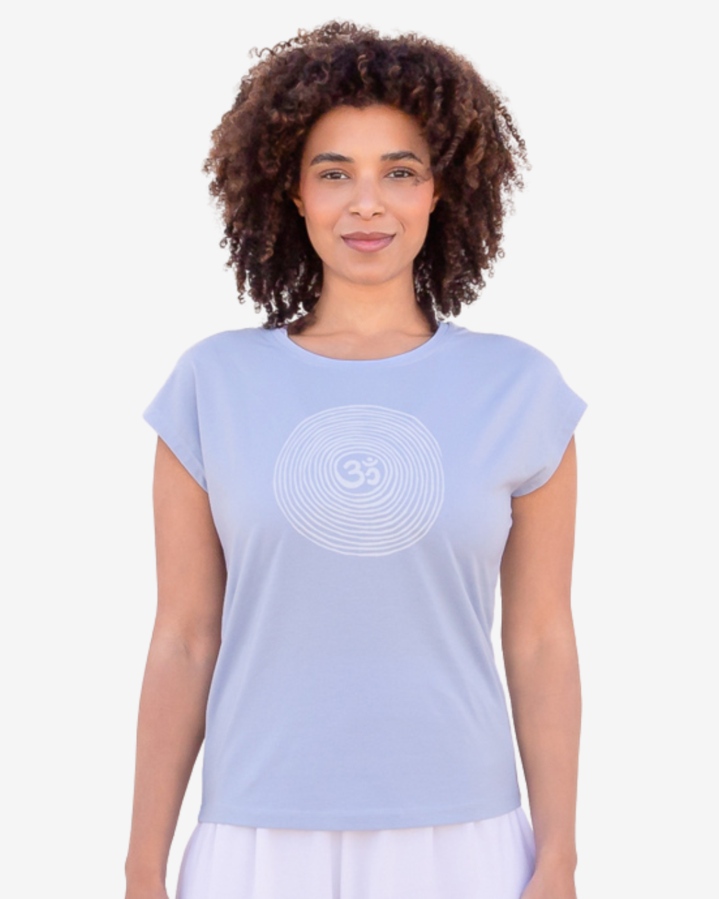 Jaya Organics T-Shirt Om Tencel - Skyblue S