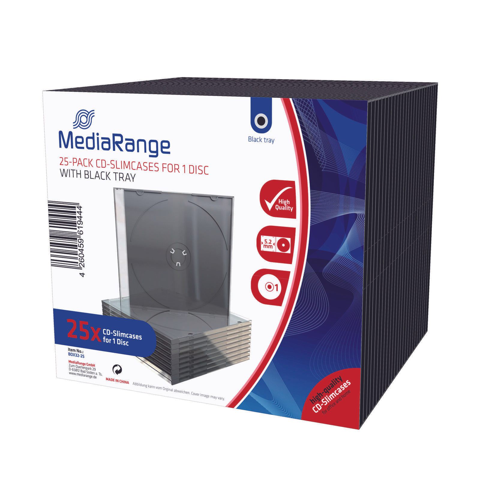 MediaRange CD-/DVD-Hüllen