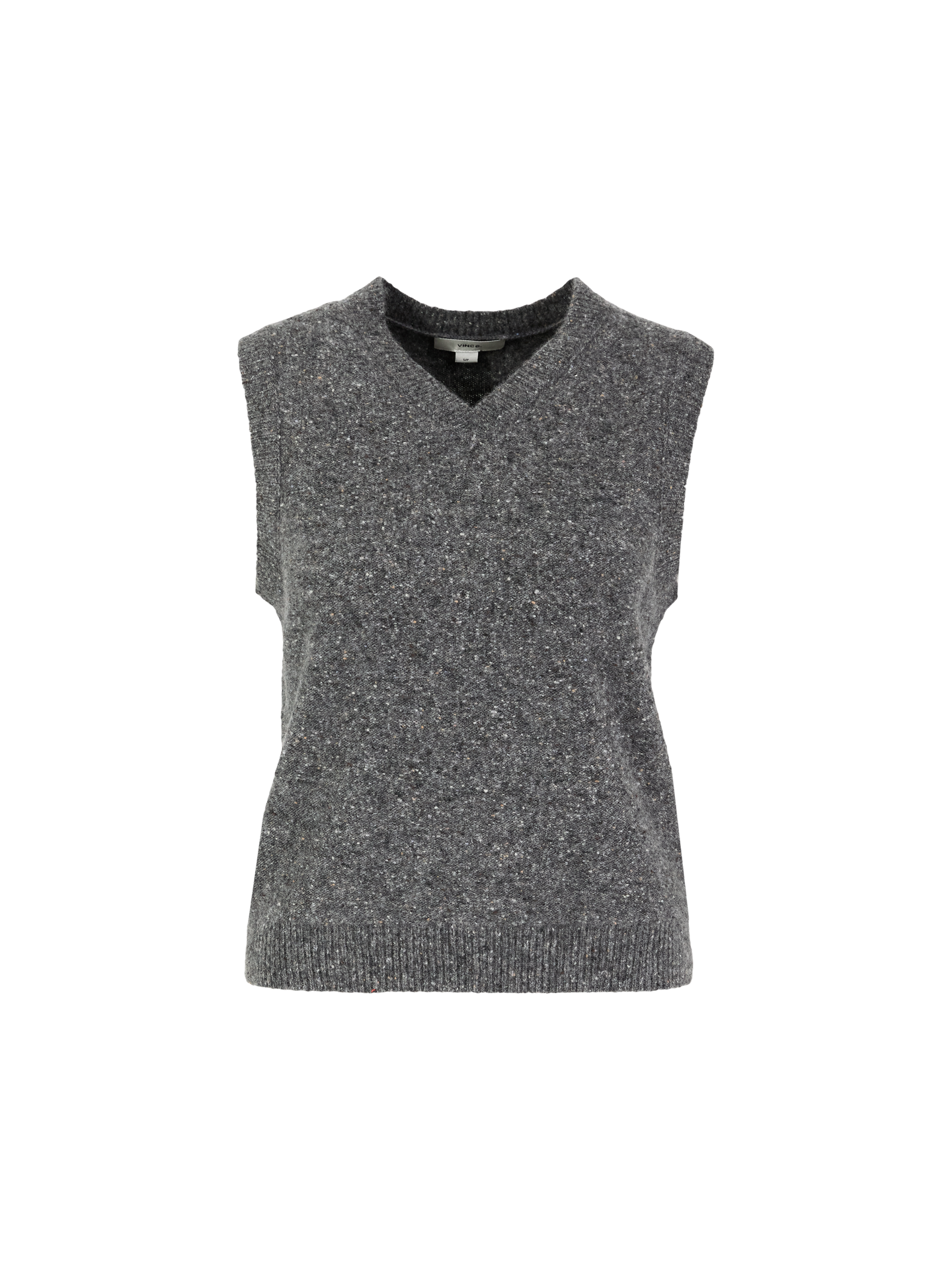 Cashmere-Pullunder Grau