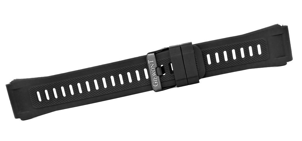 Pasek do Smartwatch Giewont GW430 Silikonowy CZARNY GWP430-1