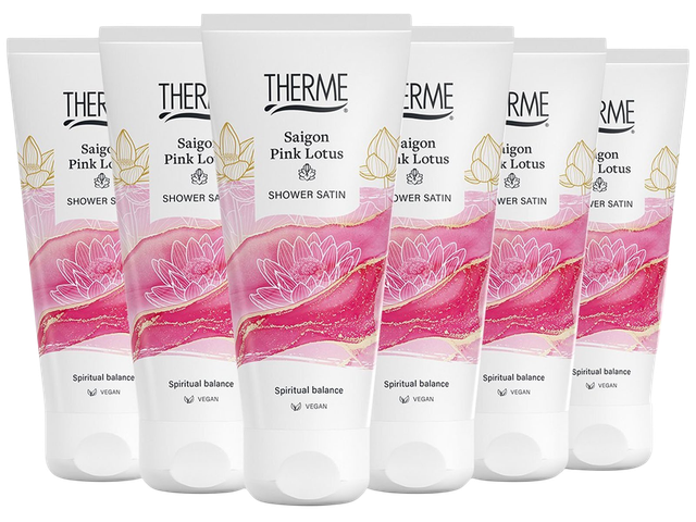 6x Therme Saigon Pink Lotus Duschgel | 200 ml