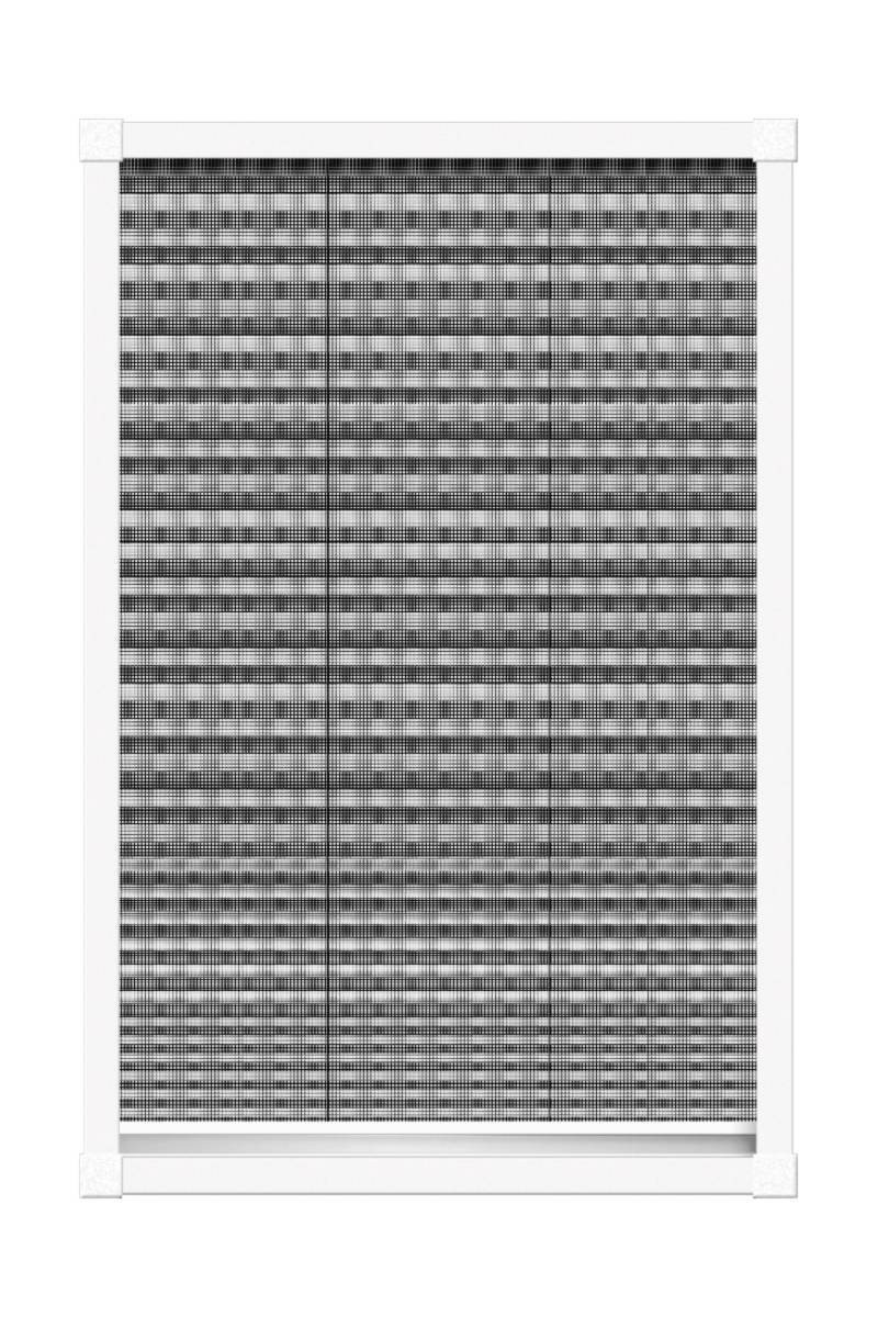 Schellenberg Insektenschutz-Plissee für Fenster, weiß, 140 x 150 cm