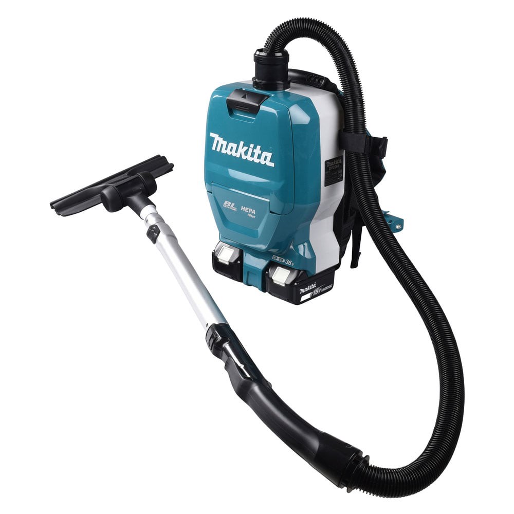 Makita DVC261ZX15 Akku-Rucksack-Staubsauger 18V (ohne Akku, ohne Ladegerät)