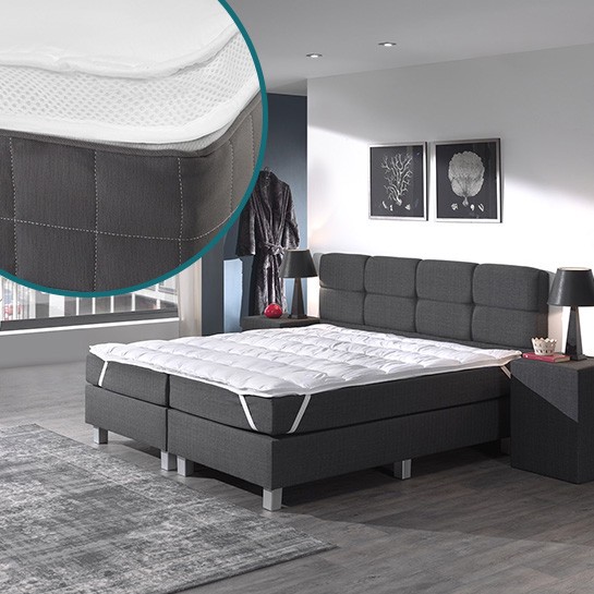 ATTREZZO® 3D Air Topper - Luxus Matratzenauflage - Matratzentopper - Matratzenauflage - Matratzenschoner