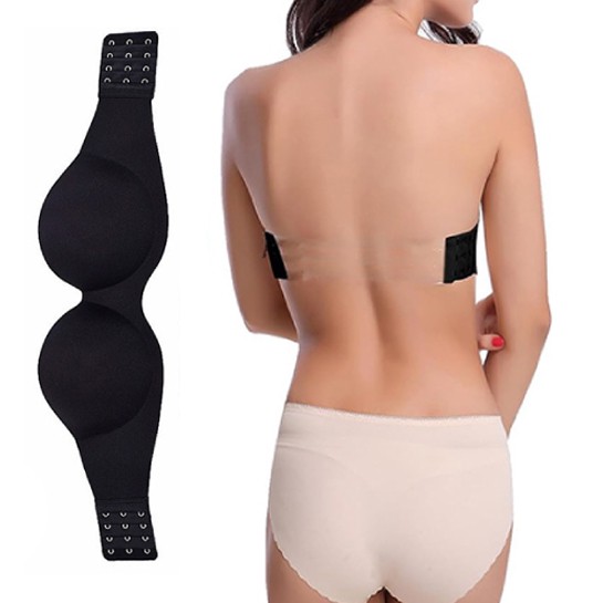 ATTREZZO® - Trägerloser Push-Up-BH - Variabel 70A bis 80D - Rückenfrei - 2 Farben