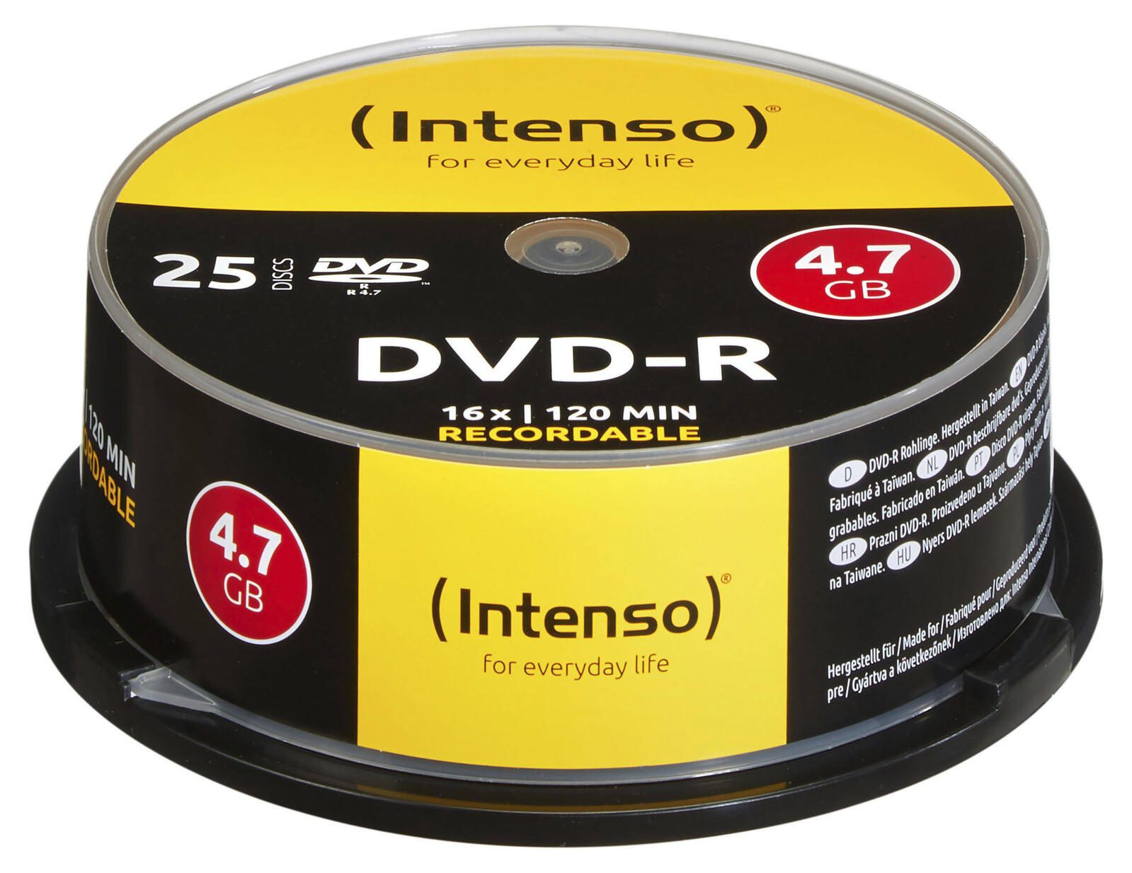 Intenso DVD-R 4,7GB 16x 25erSp Spindel