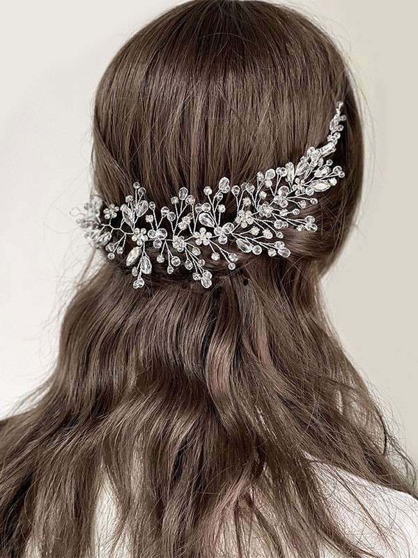 Haarschmuck Silbrig  Haarnadeln Metall Hochzeit Accessoires