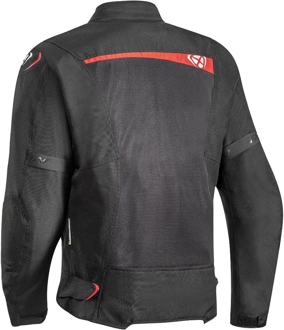 Ixon Raptor Motorradjacke, schwarz-rot, Größe 3XL für Männer
