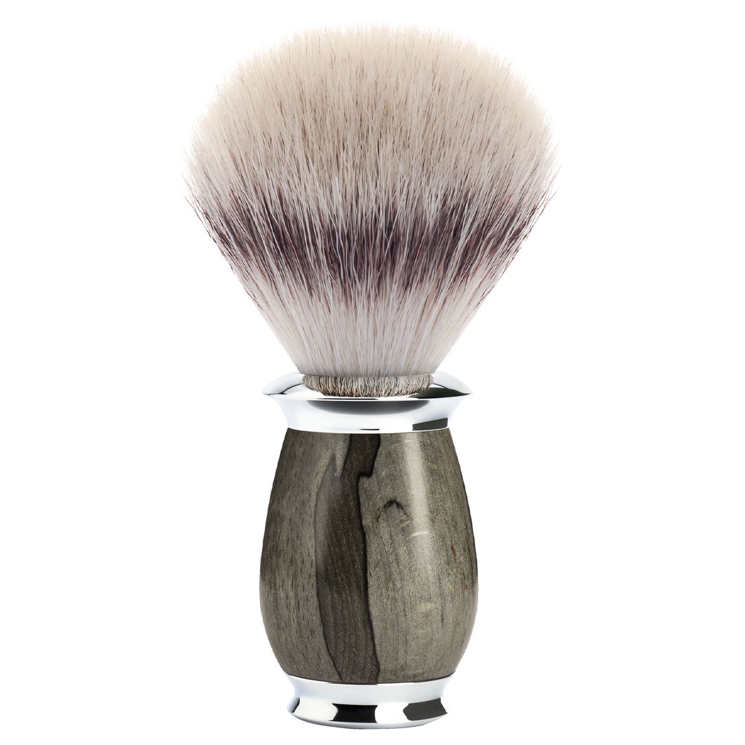 PURIST Rasierpinsel, Silvertip Fibre®, Griffmaterial Maserbuche