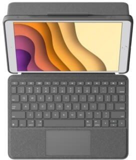 Logitech Combo Touch Tastatur und Foliohülle mit Trackpad grafit