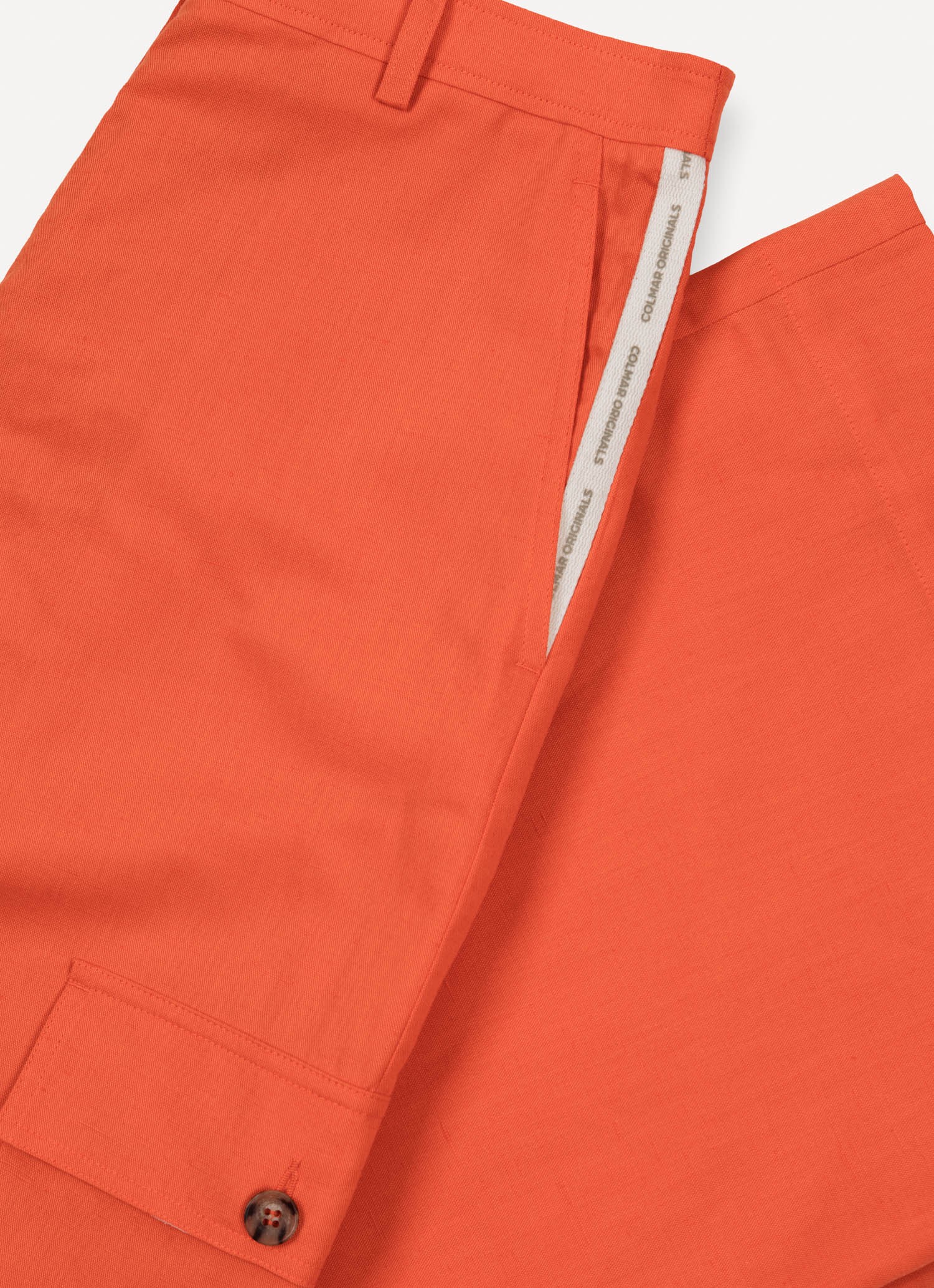 Colmar, Cargohose Aus Leinen, Farbe: Habanero Rot, Größe: 44