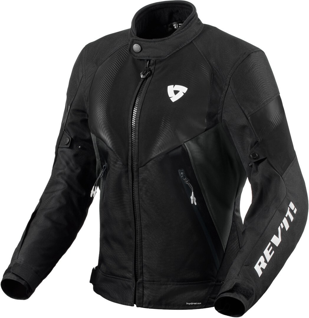 REV’IT! Control H2O Damen Schwarz Anthrazit Motorrad Jacke Größe 36