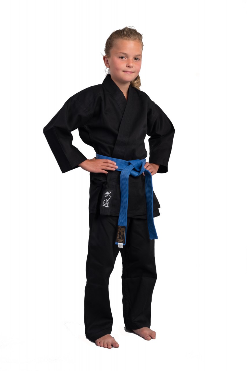Phoenix Karate-Anzug schwarz STANDARD EDITION KINDER