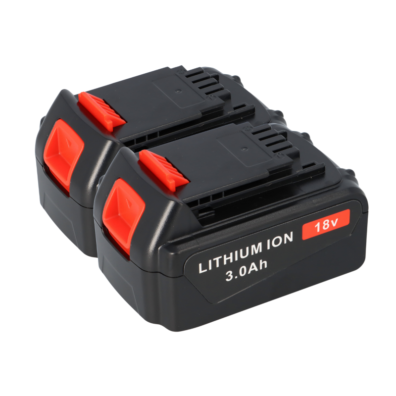 2er-Set 18V Ersatzakku für Black & Decker – 3000mAh Power