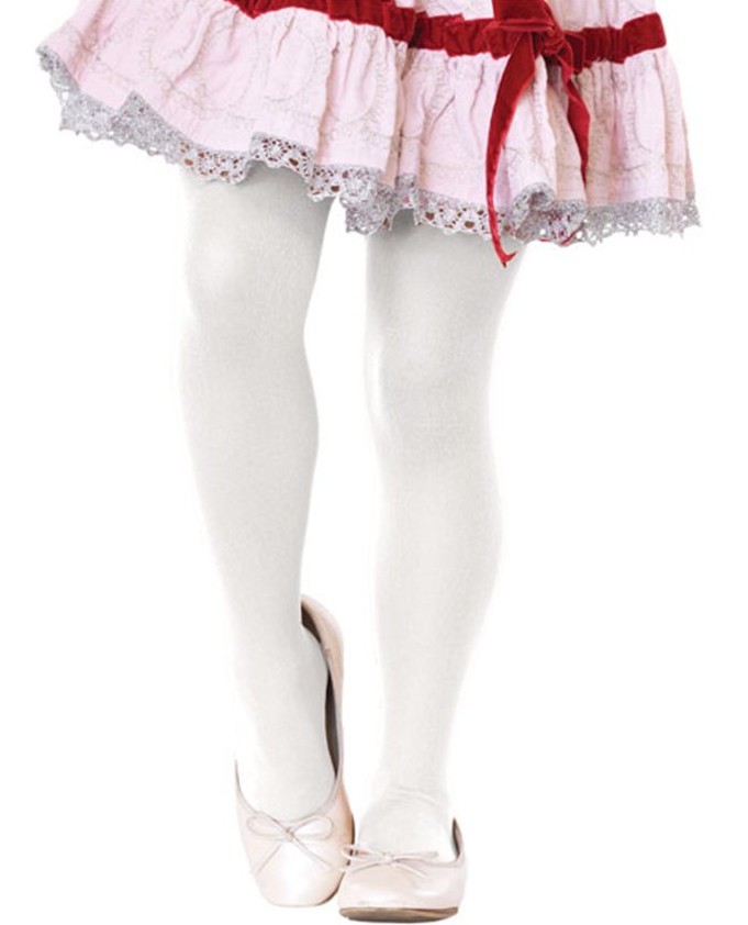 Weiße Strumpfhose Marie 4-6 Jahre