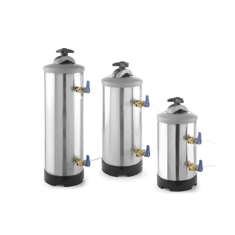HENDI Entkalkerpatrone 16 Liter ø18,5 x 60 cm Waschmaschine Spülmaschine 50 cm hoch 4 °C bis 35 °C Wasserdruck 1 bis 8 bar, Wasserenthärter