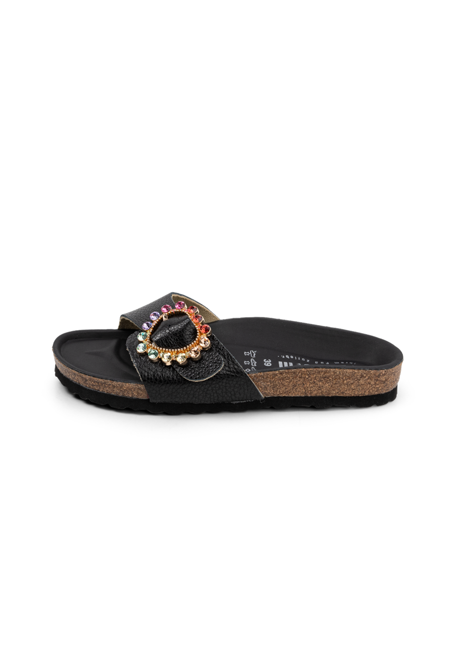 Exklusive Pantolette Vollrindleder