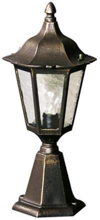 Albert Sockelleuchte braun-messing 650541