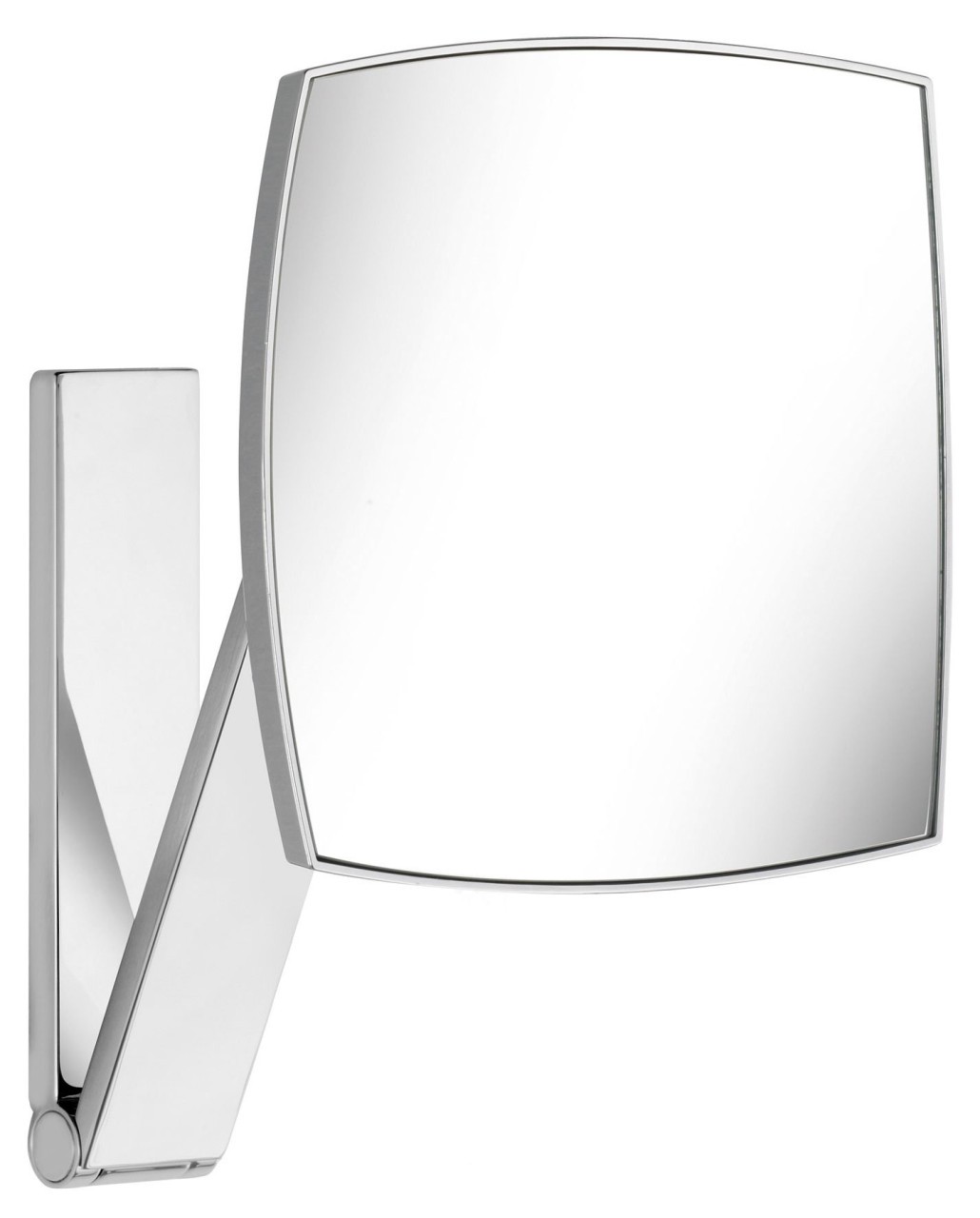 Keuco Kosmetikspiegel iLook_move eckig 17613 unbeleuchtet, Aluminium-finish, 17613170000 17613170000