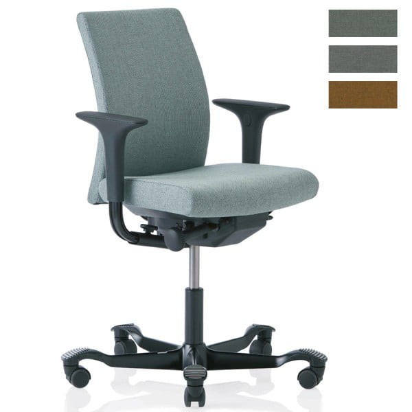 HAG Creed 6004 Bürostuhl mit mittelhoher Rückenlehne - Bezugsstoff Re-wool