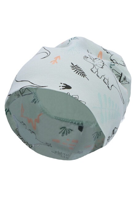 Sterntaler Slouch-Beanie Dinosaurier grün – Kinder Mütze mit UV-Schutz - Neu