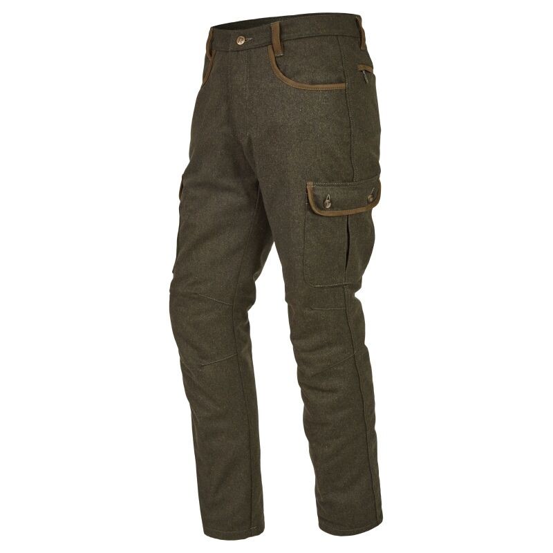 Rascher Herren Cargohose Thermo Loden Ludwig oliv 48