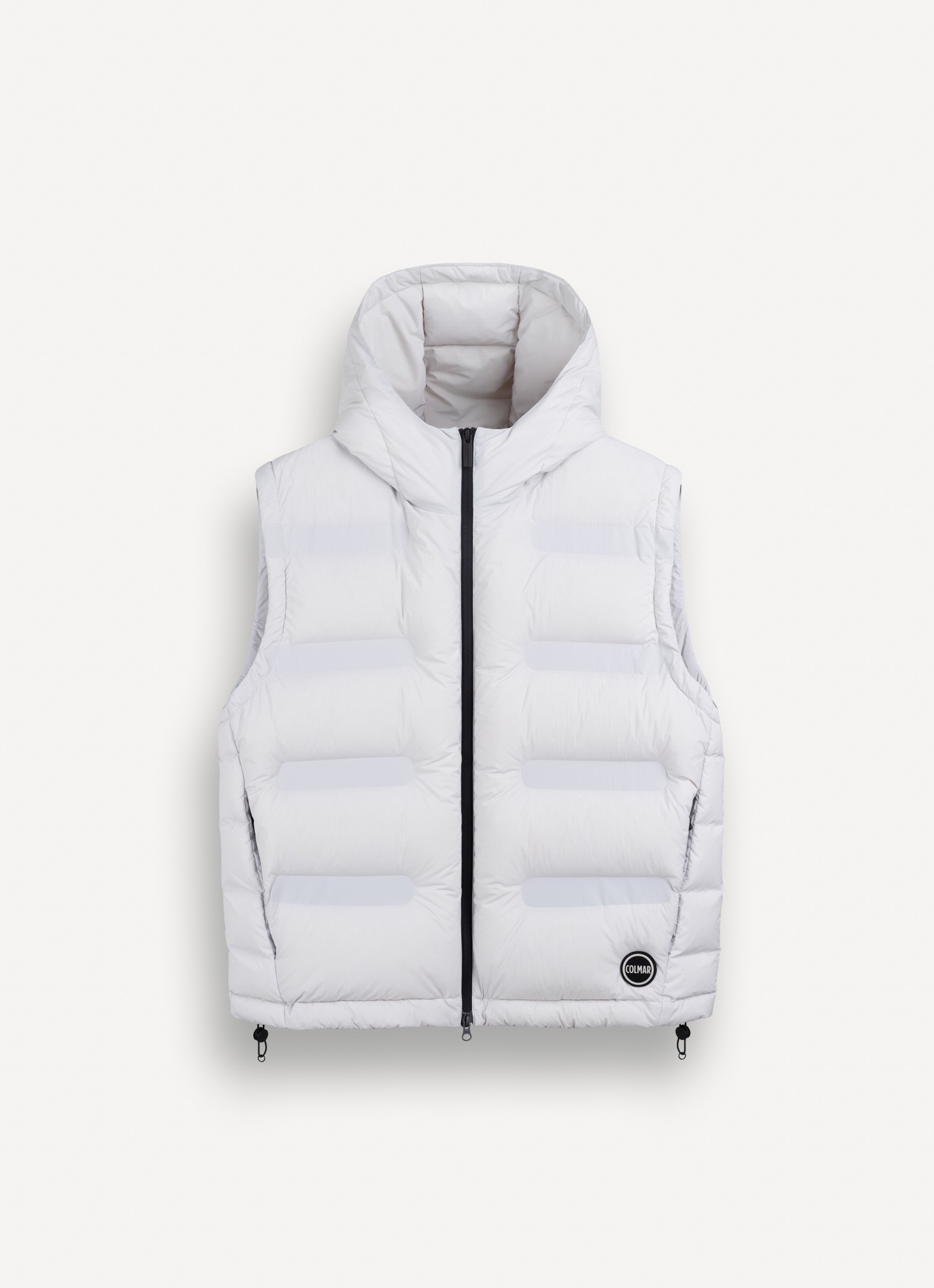 Colmar, Matte Weste Mit Diagonalem Design, Farbe: Grau Perle, Größe: 52