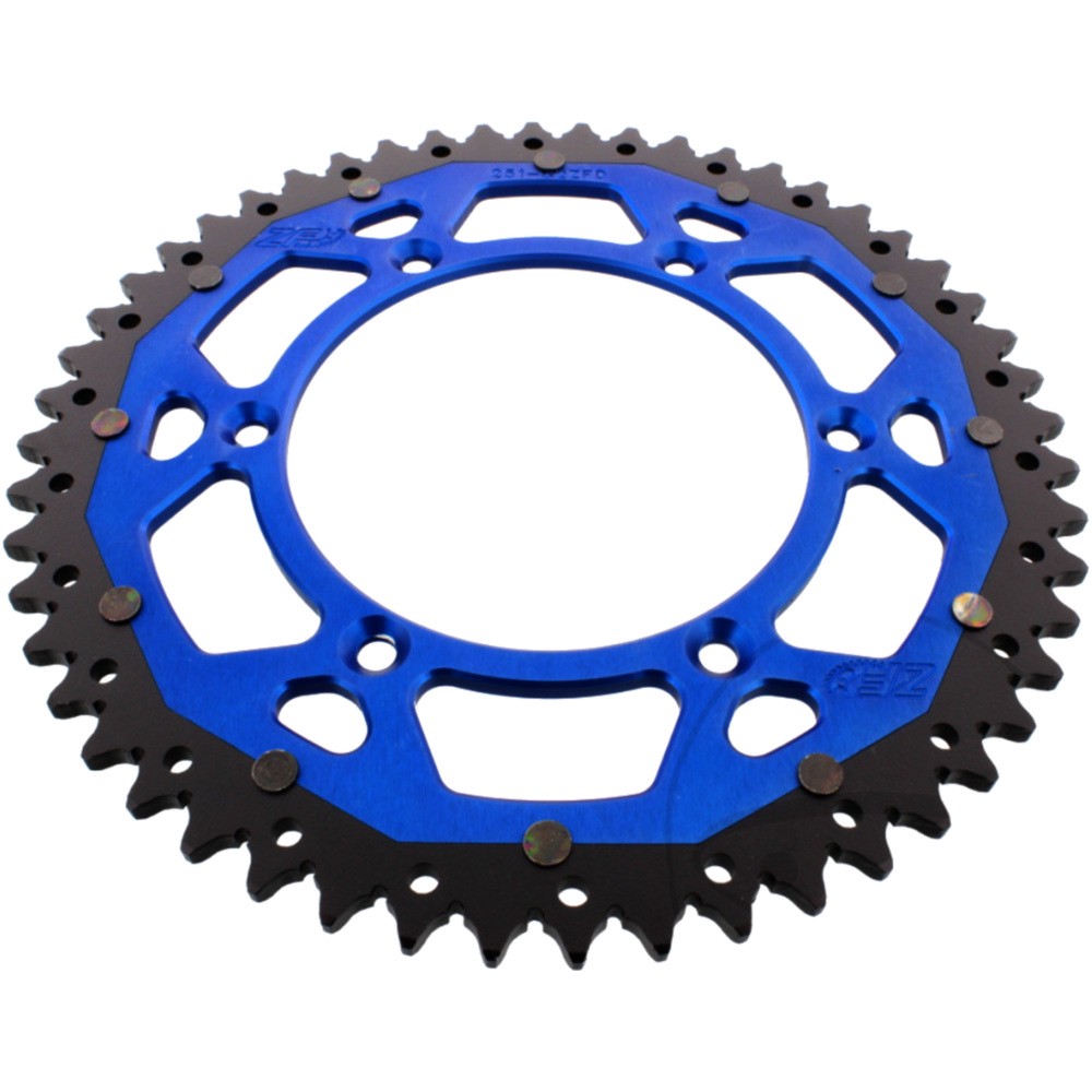 Zf zfd-251-52-blu kettenblatt kettenrad dual 52z teilung 520 blau d25152blu